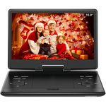 16.9" Portable DVD Player with 14.1" Large HD Screen, High Volume Speaker, with Extra Carrying Bag..