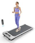 TODO Under Desk Treadmill Electric Portable Walkstation Installation Free for Home Office Use, Slim Flat and LED Display, Walking Jogging