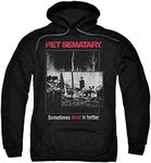 Pet Sematary Horror Novel Movie Stephen King Cat Poster Adult Pull-Over Hoodie Black