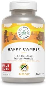 Natural Balance Happy Camper | Feel-Good Mood Support and Relaxation Supplement with Kava Kava (150 Count)