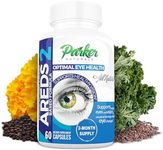 AREDS 2 Optimal Eye Health Eye Vitamin and Mineral Supplement by Parker Naturals. Packed with Vitamins C & E, Lutein, Zeaxanthin. Special NEI Tested Formula - 60 Day Supply