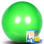 SK Depot™ Exercise Ball 38-45cm (S) Grind Arenaceous Extra Thick Yoga Ball Chair Green