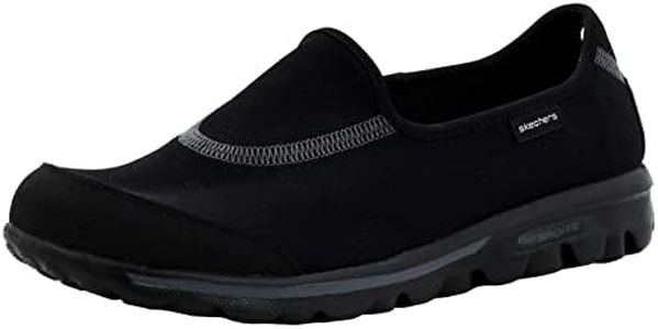 Skechers Performance Women's Go Walk Slip-On Walking Shoes, Black, 8 M US