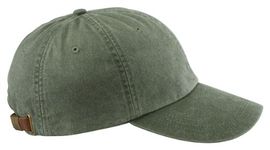 Adams 6-Panel Low-Profile Washed Pigment-Dyed Cap, SPRUCE GREEN, One Size