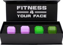 Jawzrsize Jaw Exerciser for Women - Double Chin Reducer, Facial Toner, Neck Exerciser for Younger and Healthier Look Helps Reduce Stress and Cravings Jawline Trainer (Total Contouring Kit)