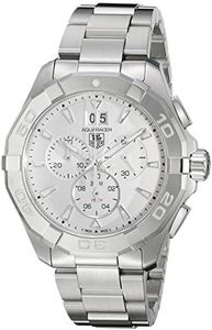 TAG HEUER MEN'S 43MM STEEL BRACELET & CASE SWISS QUARTZ WATCH CAY1111.BA0927