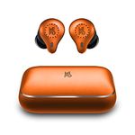 Mifo 【2023】 O5 Plus Touch Wireless IPX7 Waterproof Bluetooth 5 Earbuds 100 Hours Playtime, APTX Hi-Fi Sound Wireless, Built-in Mic with 2600mAH Portable Charging Case - Electric Orange