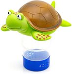 WWD Chlorine Floater, Turtle Floating Pool Chlorine Dispenser Fits 3" Chlorine Tablets for Pool, Bromine Holder : Turtle