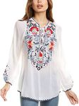 Johnny Was Women's Blouse, White, S
