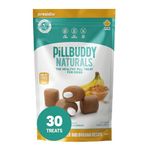 Presidio Pill Buddy Naturals - PB & Banana Recipe Pill Hiding Treats for Dogs - Make A Perfect Pill Concealing Pocket Or Pouch for Any Size Medication - 30 Servings