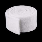 Caylingdee Aquarium Filter Pad Biochemical Cotton Filter Media White Filter Foam Sponge Roll Cut to Fit Aquarium Fish Tank Pond Canister Filters(1m x 12cm, White)