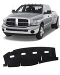 FIILINES Dash Cover for 2006-2009 Dodge Ram 2500 3500/2006-2008 Dodge Ram 1500, Dashboard Mat Cover Sunshade Nonslip Mesh Protector No Glare Black