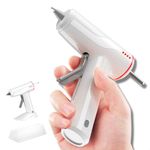 SHPTDJTIC Cordless Hot Glue Gun, 30W Rechargeable Mini Hot Glue Gun Kit with 10pcs Glue Sticks for Arts and Crafts, Birthday and Christmas Gifts