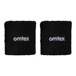 Omtex Wrist Band 3 inches - Black Pack of 2