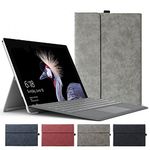 Protective Case for Microsoft Surface Pro 9 Tablet, Surface pro 9 (13 inch) Case Cover, Compatible with Type Cover Keyboard, Business Cover with Pen Holder Accessories (Gray)