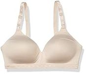 Warner's Women's Blissful Benefits Super Soft Wireless Lightly Lined Comfort Bra RM1691W, Butterscotch, 38C