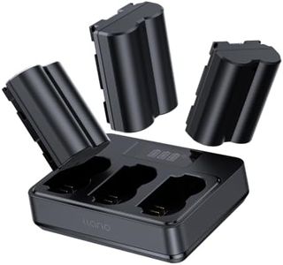 llano NP-W235 Battery 2400mAh 3 Pack & 45W 3 Slot Fast Charger Set
