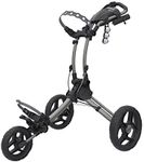 Rovic Unisex Rovic Rv1c Golf Push Trolley, Silver Black, One Size UK