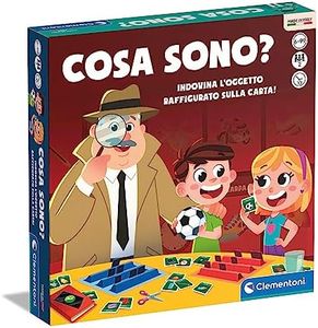 Clementoni- Cosa Sono-Indovina Oggetto, Tavolo Bambini 6 Anni, Gioco di società, Divertimento in Famiglia, 2 Giocatori-Made in Italy, Colore Italiano, 16791