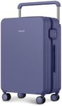 TUPLUS Suitcase Lightweight Luggage Hard Shell Suitcase with 4 Spinner Wheels Hold Check in Travel Case, Impression Series,24",Purple