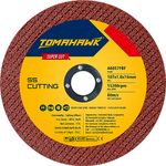 TOMAHAWK® 4-inch Cut Off Wheel – Double Net- for Metal & Stainless Steel- Cutting Pack of 200pcs- Compatible with 4" Angle Grinder -107x1.0x16mm- Brown- 6-month warranty
