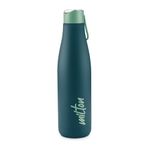 Milton Fame 1000 Thermosteel Water Bottle 880 ml, 24 Hr Hot and Cold I Leak Proof Lid, ISI Certified I Vacuum Insulated I for Office, Gym, School I Teal Blue