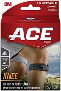 ACE Brand Knee Strap, Adjustable, Black, 1/Pack