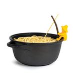 OTOTO Al Dente Pasta Man, Spaghetti Tester and Steam Releaser - 100% BPA Free and Food Safe Fun Housewarming Gifts - Dishwasher Safe Kitchen Tools and Gadgets