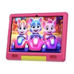 Freeski Kids Tablet 10 inch, Android 13 Tablet for Kids, Quad-Core Tablet, 6GB RAM+64GB ROM, 1280 * 800 IPS, WIFI, Bluetooth, 5MP+8MP, 5000mAh/Tablet Pc (Pink)