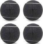 4PCS - Walker Glide Balls,Precut Walker Tennis Balls for Furniture Legs and Floor Protection,Walkers Legs Universal Precut Glide Balls,Heavy Duty Long Lasting Felt Pad Glide Coverings,Fit Most Walkers