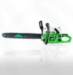 DVI Heavy Duty Forester Chainsaw With 2 Stroke 58CC Air Cooled Petrol Engine Power With 22" inch Blade/Bar Ideal Use For Farm, Garden Tree Cutting, Wood Cutting. (DVI 58CC FORESTER CHAINSAW)