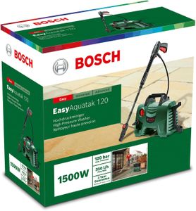 Bosch EasyAquatak 120 High Pressure Washer – 1500W, Compact Design