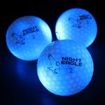 Night Eagle Light Up LED Golf Balls - 6 Ball Pack (Blue)