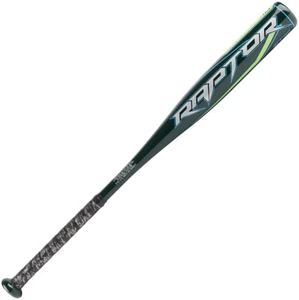 Rawlings RAPTOR USA Baseball Bat | -10 | 1 Pc. Aluminum | Dark Green | 29 inch