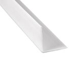 Prime-Line MP10069 Vinyl Corner Shield, White – 2-3/8” x 48” – Durable Vinyl Corner Guards, Easy to Install, Protects Wall Edges from Paint Chips, Wallpaper Tears, and Fingerprints (6 Pack)