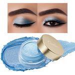 Oulac Sheer Eyeshadow Waterproof | Sheer Blue Eyeshadow & Highlighter Duo | Up to 12 Hours Wear | Longwear Blendable Shimmer Eye Make-up | Vegan & Cruelty-Free | 06g (02) No Burden