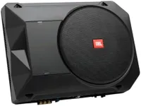 JBL BassPro SL2 Active Underseat Car Subwoofer with Built in Amplifier - Under Seat 8'' 125 Watt Power Amplifier