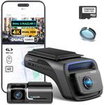 THINKWARE U3000 PRO 2CH 4K HDR Dual Dash Cam Front and Rear - 4K+2K STARVIS 2, Super Night Vision 4.0, Radar Parking Mode, Thermal Protection, 5GHz Wi-Fi and GPS - 64GB MicroSD & OBD Cable Incl