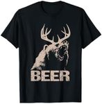 Beer Deer Bear Essential Hunter Gift Love Funny Men Women T-Shirt