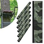 Preboun Tree Stand Rail Pads Shooting Rail Pads Tree Stand Arm Rests Ladder for Ladder Tripod Climbing Tree Stands, Easy to Disguise, 17.5 x 0.2 Inch (6)