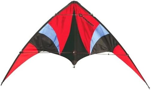 Schildkröt Stunt Kite 140, Aquilone Acrobatico a Due Linee, +10 anni, Cavi in ​​Poliestere da 25 kp, 2x30 m su Bobine di Controllo, Scala Beaufort 2-5