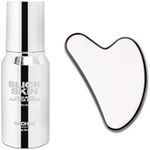 SACHEU Gua Sha Starter Kit with Slick Skin Oil - Stainless Steel Gua with Gua Sha Oil, Facial Oil Squalane Facial Tools, Face Oil for Gua Sha Massage, Gua Sha Stainless Steel