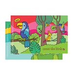 Munchkin 18 Piece Story Mat BPA Free Disposable Placemats, Multicolor