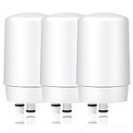 LOTVOSA Faucet Filter Replacement for Brita Sink Water Filter - Compatible with Brita 36311 On Tap Faucet Filters System, FF-200, FF-100 - Pack of 3 - Fits All Brita Tap Water Filters