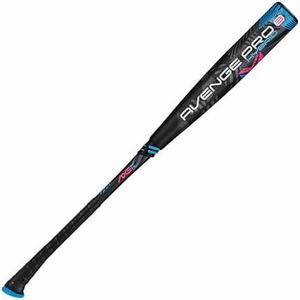 Axe | Avenge Pro 3 Hybrid | BBCOR Baseball Bat | Drop -3 | 3-Piece Hybrid | 2 5/8" Barrel | Black/Blue/Pink (Flared Axe Handle, 31")
