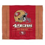 NORTHWEST NFL San Francisco 49ers Comforter and Sham Set, King, Draft