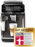 Philips 3300 Series Kaffeevollautomat - 6 Getränke, Modernes Farb-Touchscreen-Display, LatteGo-Milchsystem, SilentBrew, 100% Keramikmahlwerk, AquaClean Filter. Schwarzchrom (EP3347/90)