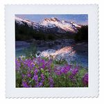 3dRose qs_87360_2 Alaska, Alsek-Tatshenshini Wilderness, Mountains - US02 BJA0154 - Jaynes Gallery - Quilt Square, 6 by 6-Inch