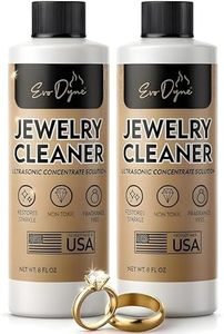 Evo Dyne 2-Pack Ultrasonic Jewelry Cleaner - 16oz Total – Jewelry Cleaner Solution for Diamond, Gold, Silver, Gemstones – Extra Concentrated Jewelry Cleaner for Sonic and Ultrasonic Machines
