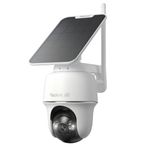 REOLINK First 4K Solar Security Cameras Wireless Outdoor, Argus PT Ultra+ 3W Solar Panel, 360° Pan Tilt Auto-Tracking, 8MP Color Night Vision, 2.4/5 GHz Wi-Fi 6, No Monthly Fee, Home Hub Compatible